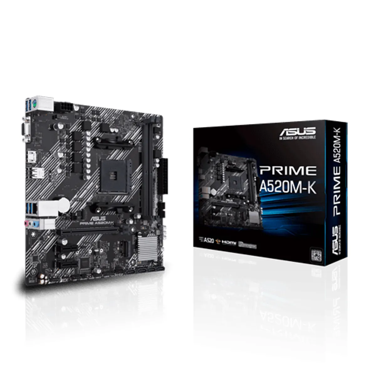 ASUS PRIME A520M-K A520M-K microATX AM4 DDR4 64GB 2x HDMI 1 Gigabit LAN RAID #1