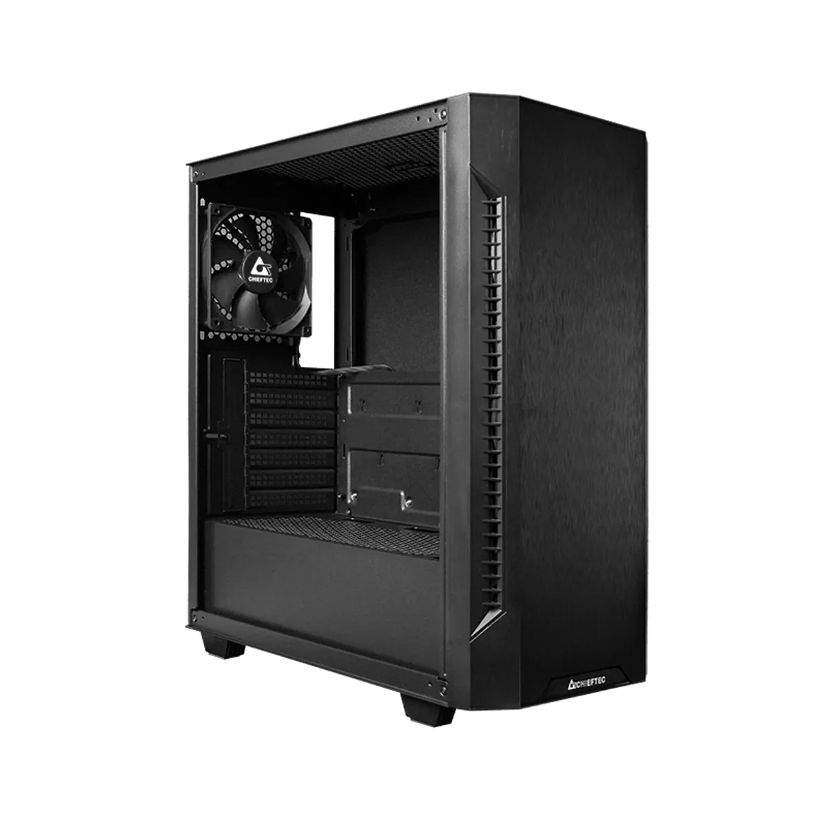 Chieftec AS-01B-OP eloxált ház ATX támogatás Mini ITX, mATX 2x3,5" 2x2,5" opcionális ATX PSU #7