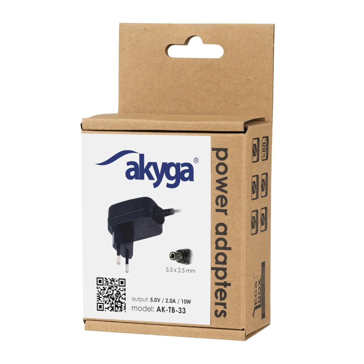 Akyga AK-TB-33 tápadapter 5V 2A 10W 5.5x2.5mm 1.5m #2