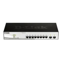 D-Link DGS-1210-10/E DGS-1210-10/E 8x Gigabit RJ-45, 2x SFP, Layer 2, menedzselt