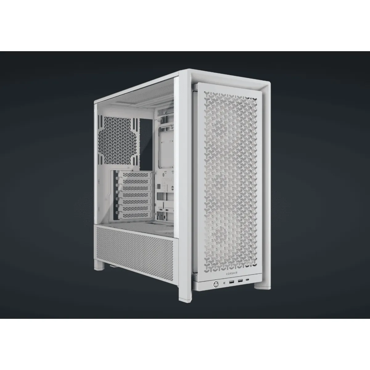 Corsair CC-9011297-WW Frame 4000D RS ARGB fehér moduláris 3db RS120 ARGB ventilátor #1