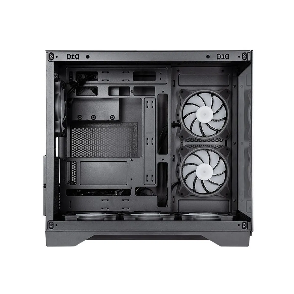 Chieftec GM-30B-TG-OP Visio ablakos ház ATX Micro-ATX Mini-ITX 2x3,5 belső 2x2,5 belső 7 bővítőhely elöl 3x120 ARGB hátul 1x120 ARGB felül 2x120-140 ARGB #2