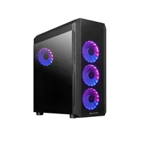 Chieftec GL-04B-UC-OP SCORPION 4 USB-C Gen2x2 edzett üveg ARGB ATX MicroATX Mini-ITX 2x2,5" 2x3,5" USB 3.2 Gen1, USB-C Gen2x2