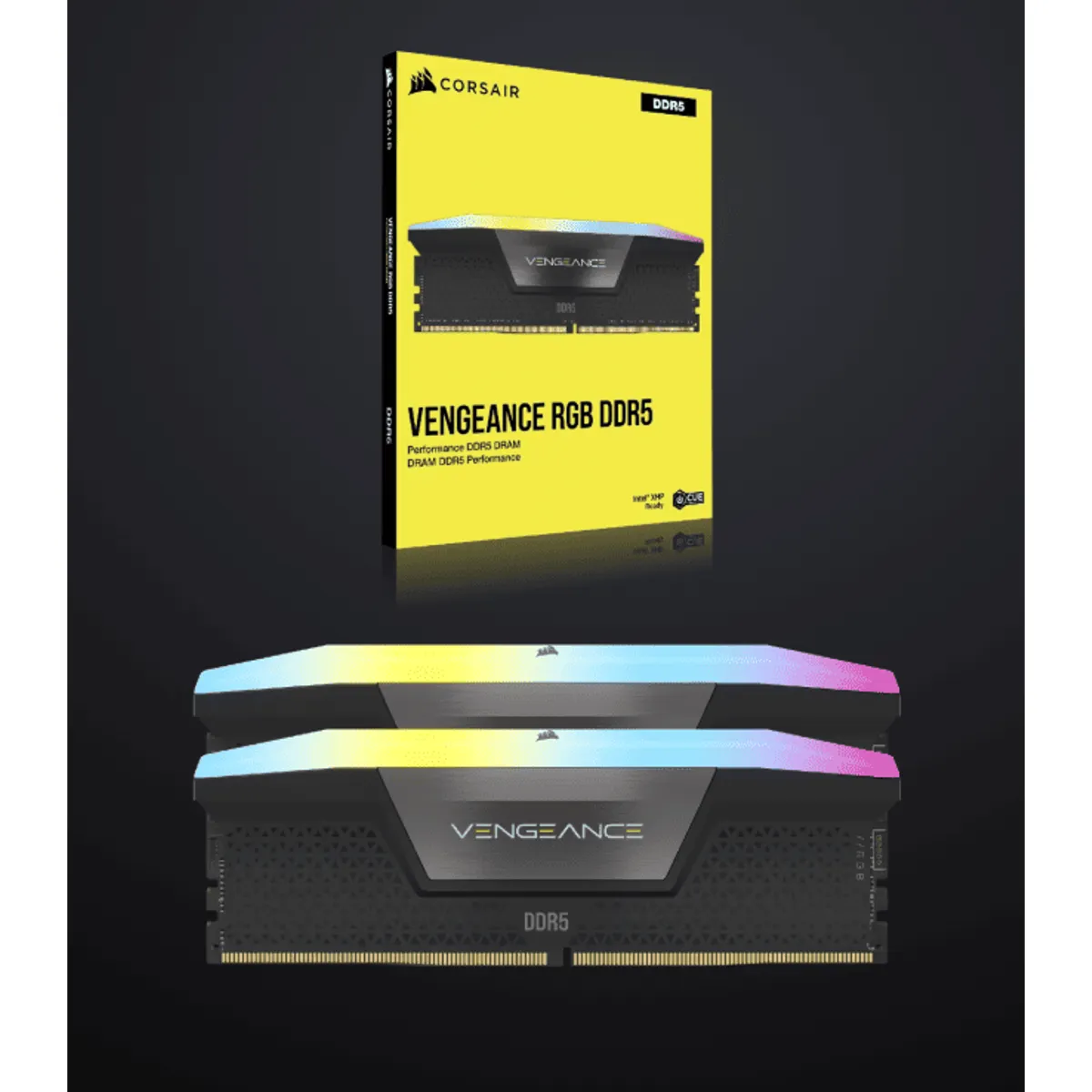 Corsair CMH16GX5M2B5200C40 Vengeance RGB DDR5 16GB 2x8GB 5200MHz CL40-40-40-77 1.25V Intel XMP #4
