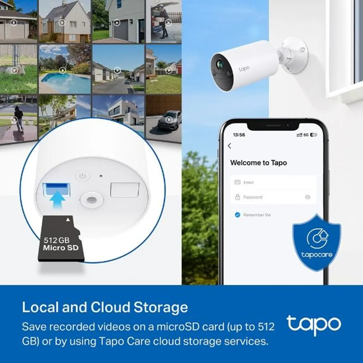 TP-Link TAPOC410 Tapo C410 2K 2304x1296 IP65 6400mAh 180 nap üzemidő kétirányú audio #4