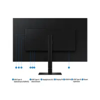 Samsung LS37D800EAUXEN ViewFinity S8 S80D 37" UHD 4K VA HDR10 60 Hz 3x USB HDMI DP állítható állvány TÜV szemvédelem #6