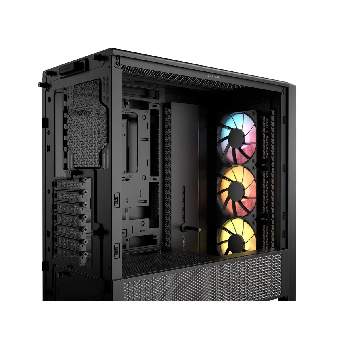 Corsair CC-9011296-WW Frame 4000D RS ARGB edzett üveg oldalpanel 3x RS120 ARGB ventilátor Mid-Tower ATX #5