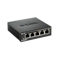 D-Link DGS-105E 5-portos gigabit kapcsoló nem menedzselt fém ház asztali