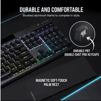 Corsair CH-9109414-NA K70 RGB PRO Mechanikus billentyűzet CHERRY MX SPEED, NKRO, 8MB, USB 3.0, 50 profil, csuklótámasz #3