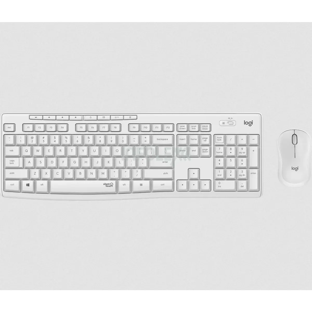 Logitech 920-009873 MK295 Silent Wireless Combo SilentTouch technológia, állítható billentyűzetmagasság, cseppálló kialakítás, 2,4 GHz, 10 m #1