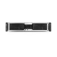 Chenbro RM24100H04*13753 2U IPC ház fekete előlapi kijelző és vezérlőkapcsoló 2 x USB 3.0 AC-IN PS2 PSU konzol hátsó ablak alacsony profilú PCI slotok