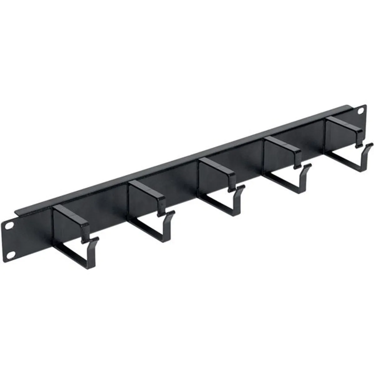 Legrand EHPM1UP vízszintes rendező panel 1U 19" gyűrűs acél/műanyag, csavaros rögzítés, fekete #1