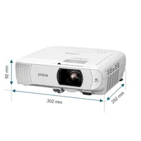 Epson V11HB63040 EH-TW840 3LCD 4000 lumen Full HD 2x HDMI USB-A USB-B 337" vetítés trapézkorrekció 30 2W hang #5