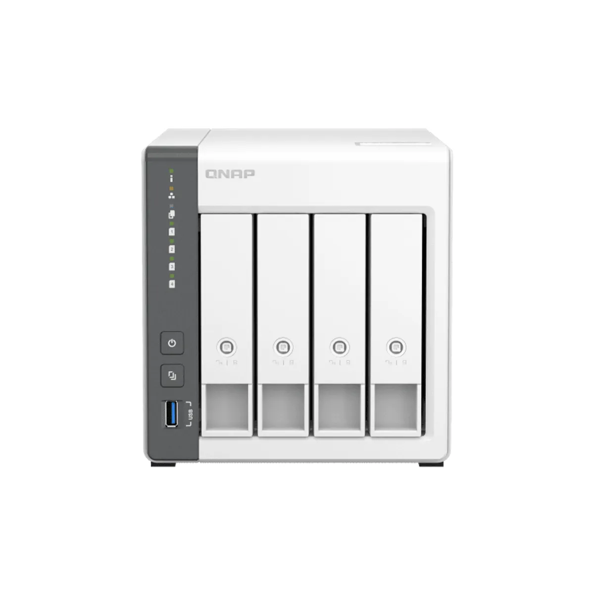 QNAP TS-433-4G TS-433 4-fiókos NAS 4 GB RAM 2,5GbE és 1GbE 4x 3,5" SATA #3