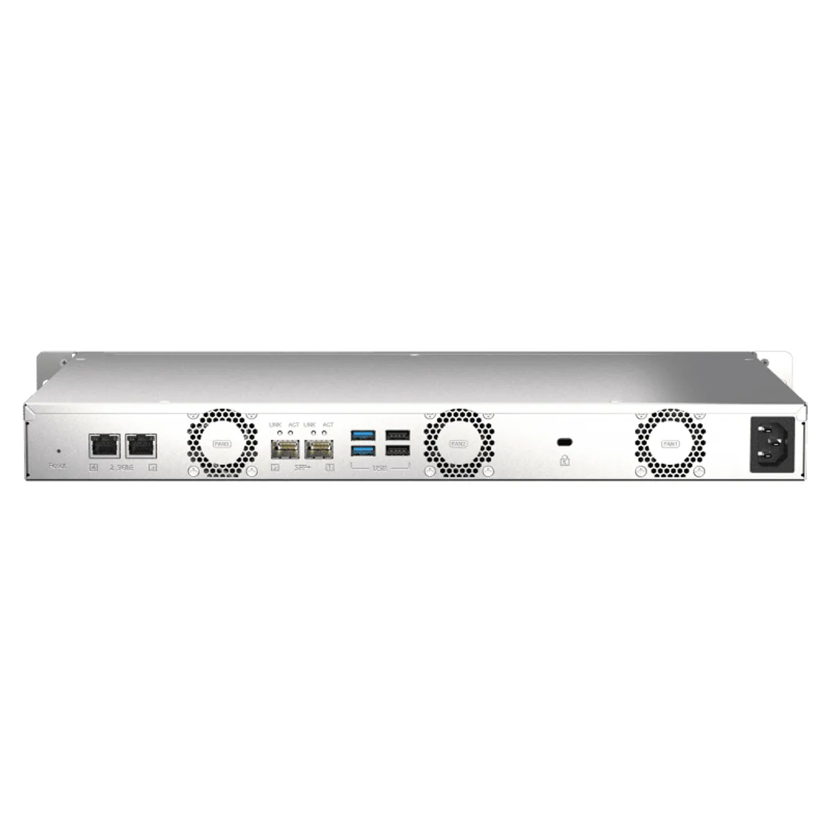 QNAP TS-435XeU-4G 4 lemezes 1U rövid mélységű nas 2x10GbE SFP 2x2.5GbE 2x M.2 NVMe SSD 4GB DDR4 #3