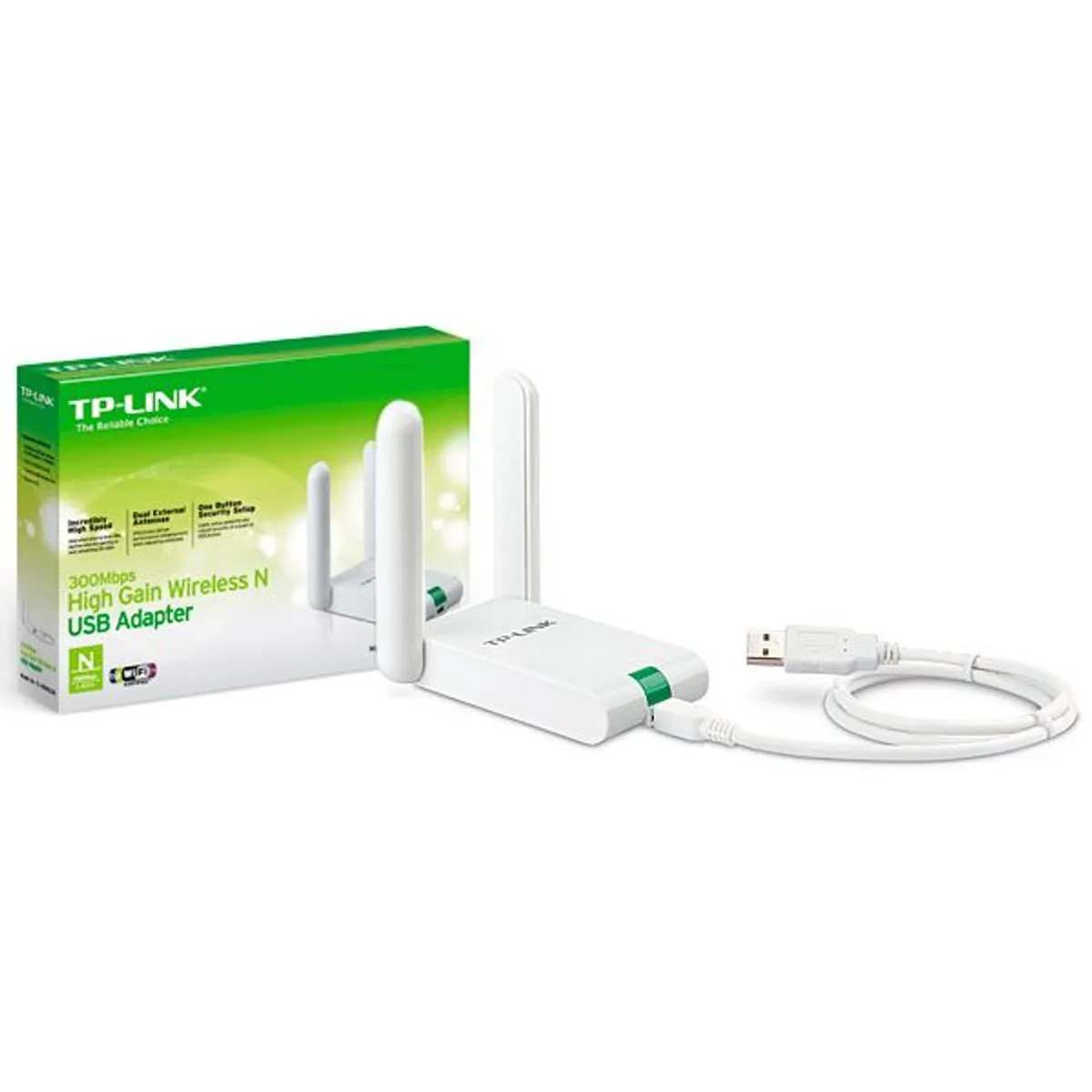 TP-Link TL-WN822N Vezeték nélküli USB adapter 300Mbps 2T2R 2,4 GHz IEEE 802.11n g b QSS #3