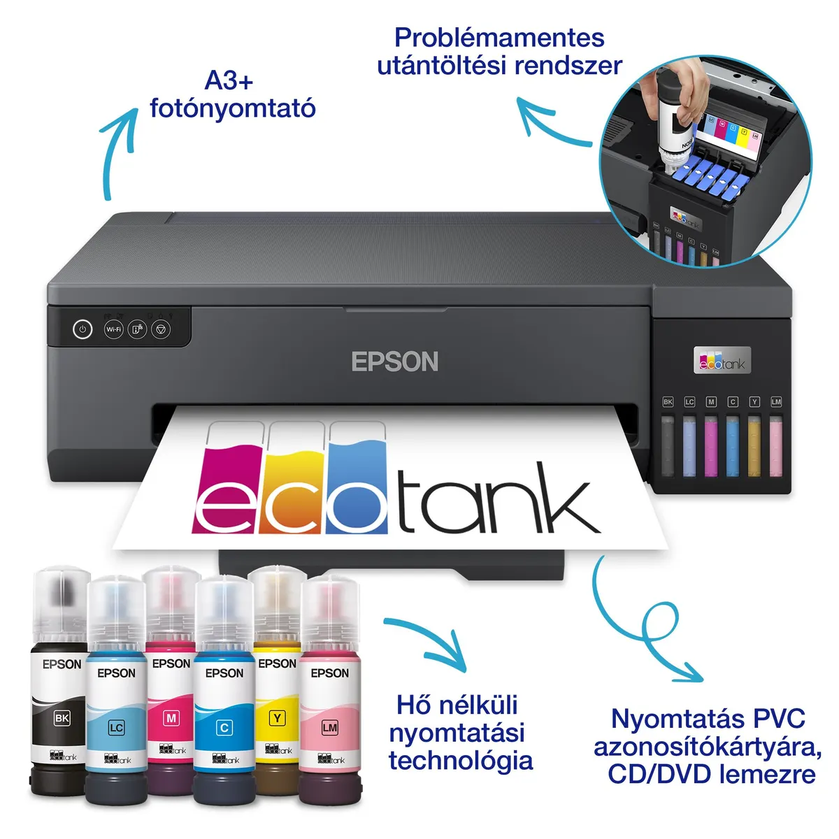 Epson C11CK38402 L18050 6-szín tintasugaras A3 WiFi #2