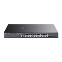 TP-Link SG3428MP Omada 28-portos Gigabit L2 plusz menedzselt kapcsoló 24 PoE portok, 4x SFP, 384 W, 1U rack-mount