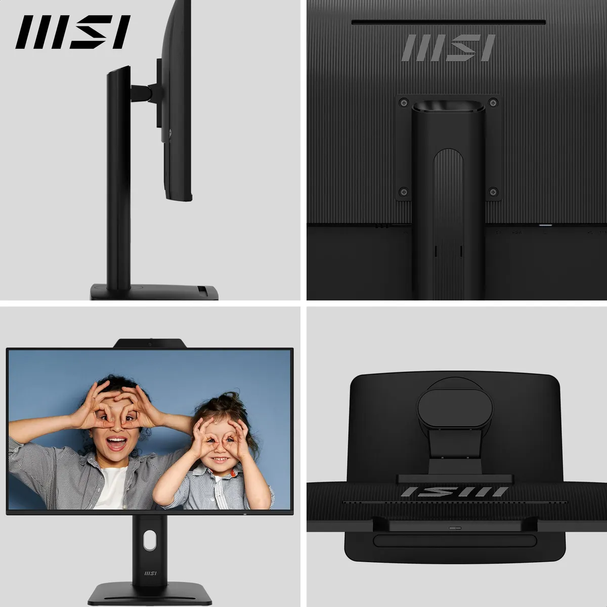 MSI PRO MP272PMG 27" FHD IPS 120Hz 1ms MPRT DP HDMI VGA USB kamera mikrofonnal #6
