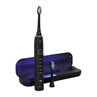 TrueLife 8595724901938 SonicBrush Clean70 UV fekete SmartPressure nyomásérzékelő SonicTrue technológia UV tok USB-C 5 mód 2 fej