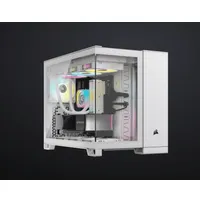 Corsair CC-9011268-WW 2500X iCUE LINK Micro-ATX fehér edzett üveg RGB #8