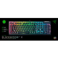 Razer RZ03-04700100-R3M1 BlackWidow V4 X zöld kapcsoló US kiosztás 6 dedikált makró billentyűk Chroma RGB
