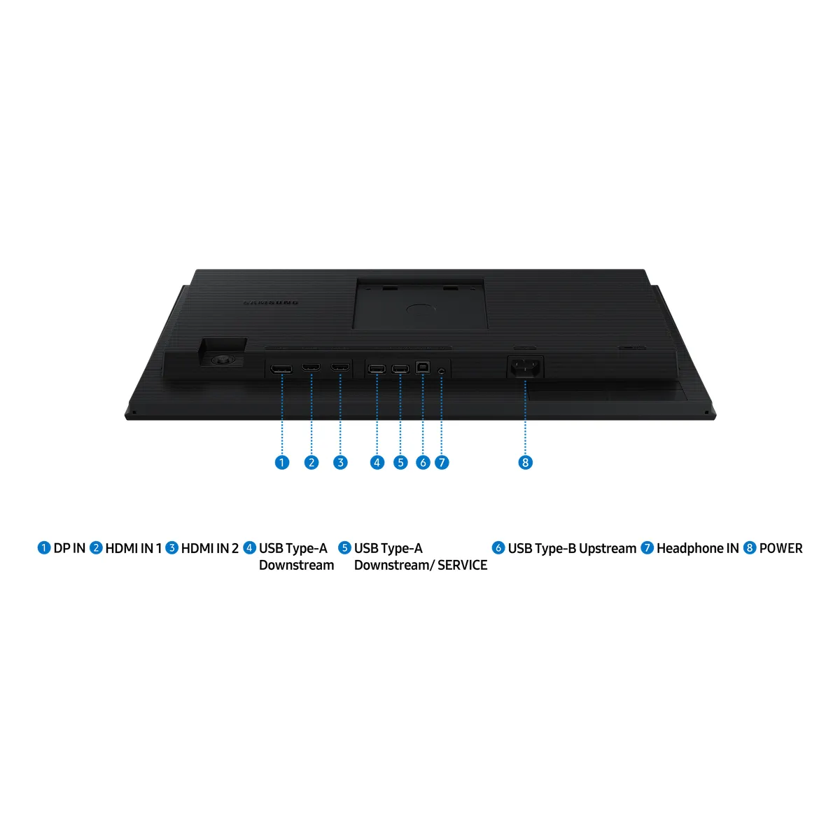Samsung LS22D400GAUXEN Essential S40GD 22" IPS Full HD 100 Hz HDMI 2x DisplayPort 1.2 USB 2.0 hub forgatható és magasságállítható VESA 100x100 #6