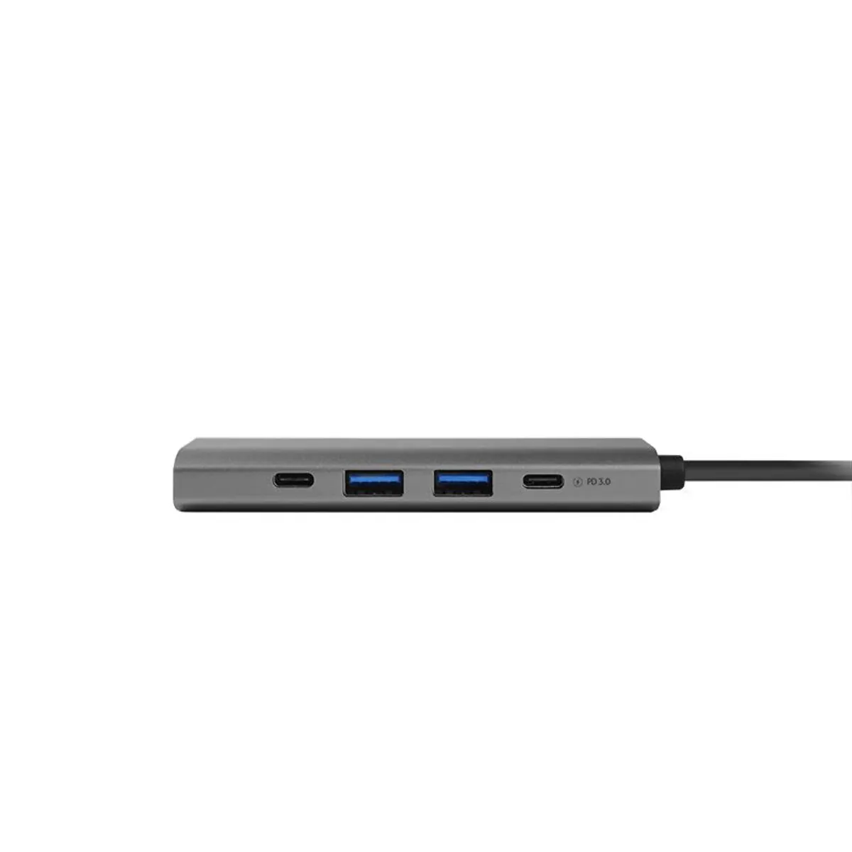 Chieftec DSC-502 5-in-1 USB-C dokkolóállomás USB-C PD 80W, HDMI 4K 30Hz, 2x USB-A 3.2 Gen1, 1x USB-C 3.2 Gen1, alumínium titánium-szürke #2
