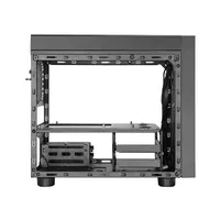 Chieftec CI-03B-OP The Cube Micro-ATX Mini-ITX 2×3,5" és 2×2,5" meghajtóhelyek, 4 bővítőhely, USB-C elöl, tápmax 200 mm #6