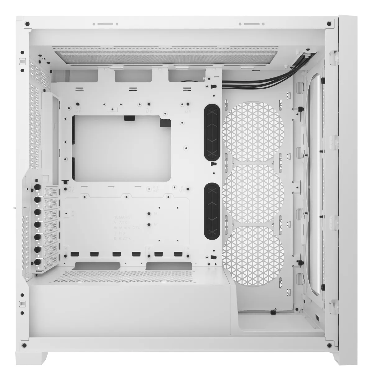 Corsair CC-9011262-WW 5000D AIRFLOW CORE Mid-Tower ATX edzett üveg fehér #3