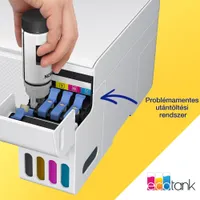 EPSON C11CJ67436 EcoTank L3276 tintasugaras multifunkciós Wi-Fi A4 színes fehér #8