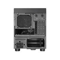 Chieftec CI-03B-OP The Cube Micro-ATX Mini-ITX 2×3,5" és 2×2,5" meghajtóhelyek, 4 bővítőhely, USB-C elöl, tápmax 200 mm #7