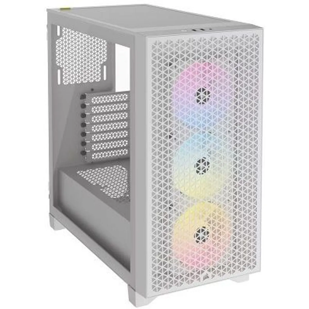 Corsair CC-9011256-WW 3000D rgb airflow mid-tower tempered glass fehér #1