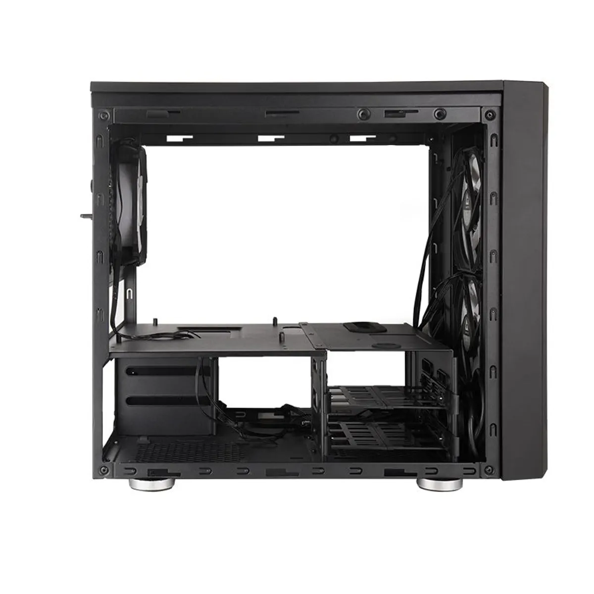 Chieftec GM-02B-OP Chieftronic M2 edzett üveg mATX Mini-ITX táp nélküli 3x ARGB ventilátor RGB vezérlő hub #2